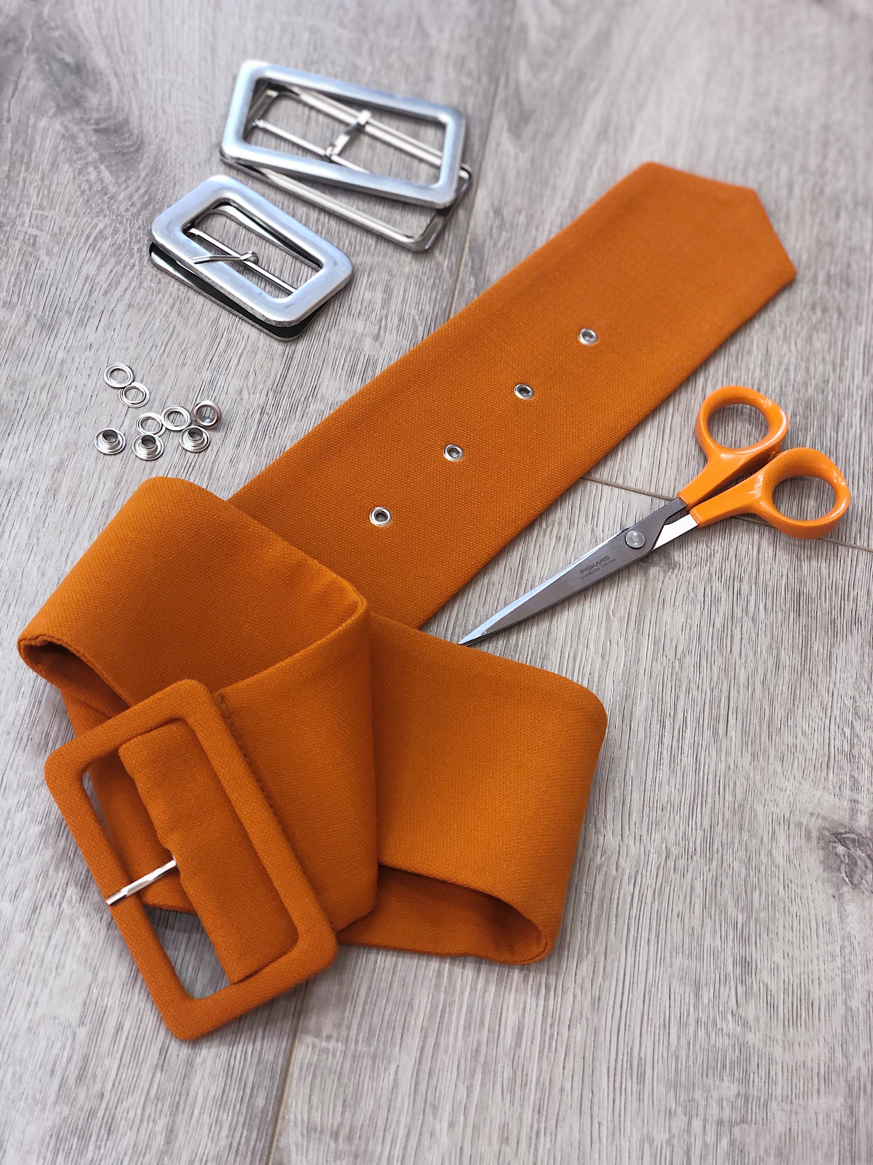 Мастер-класс по шитью: Как обтянуть заготовку пряжки + изготовление ремня из ткани.